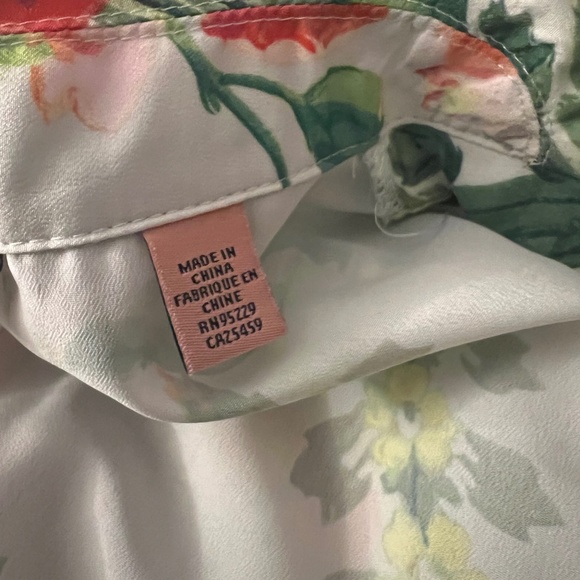Ted Baker Floral Lavender Short Romper Wrap Detail Size 3 (US 8) - Picture 15 of 16